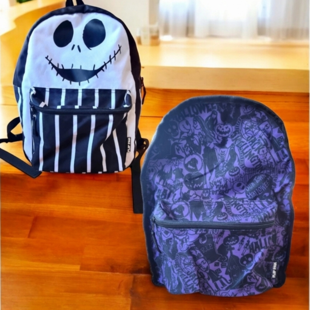 Disney Reversible Nightmare Before Christmas Flip Pak Backpack Unisex